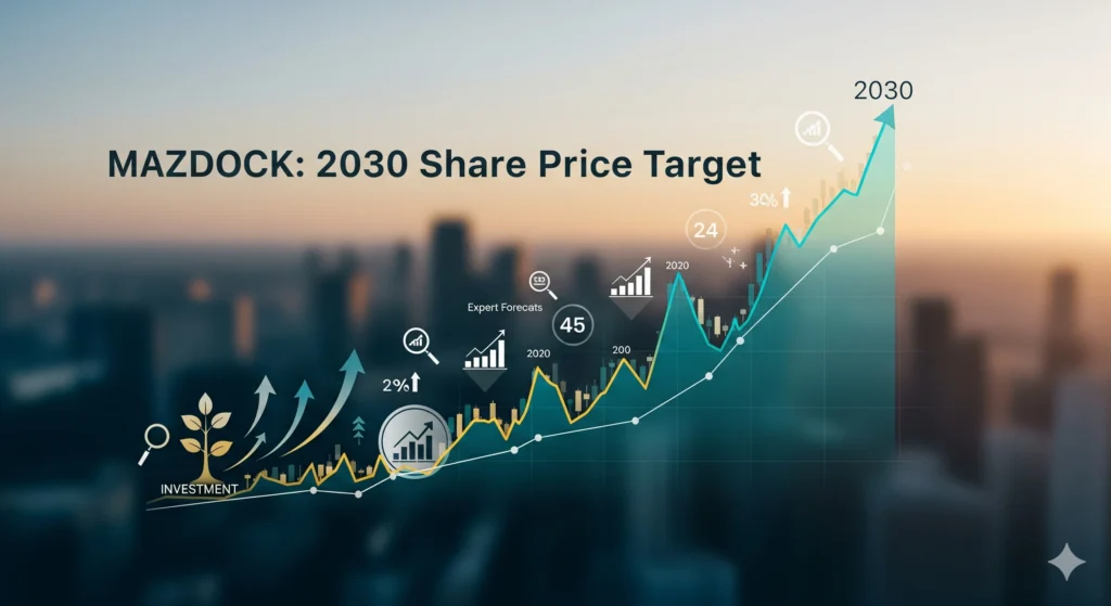 MAZDOCK Share Price Target 2030