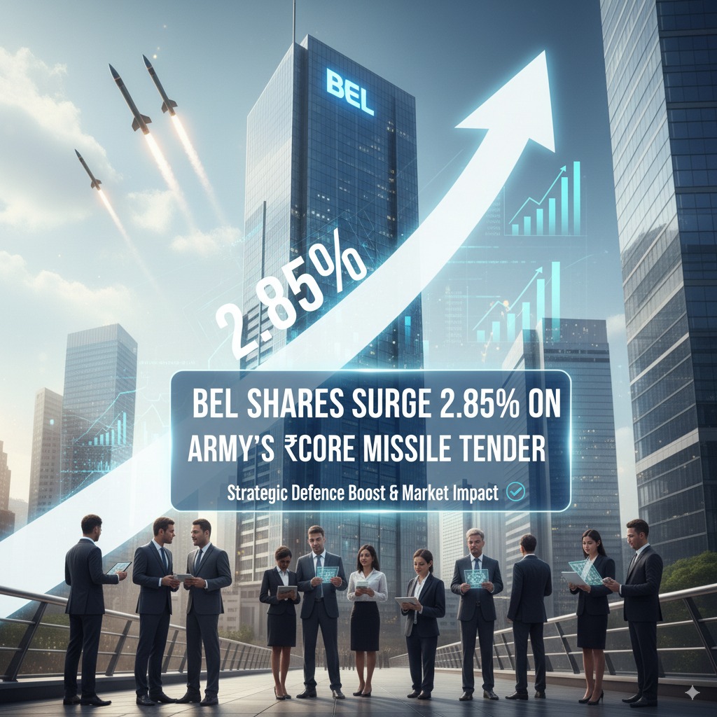 BEL Shares Surge 2.85% on Army's ₹30,000 Crore Missile Tender